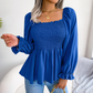 Womens Loose Fit Chiffon Blouse