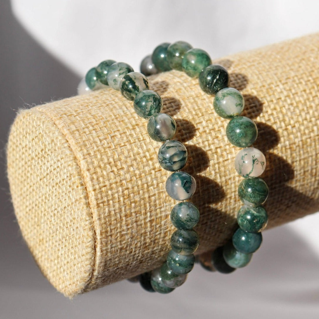 Moss Agate Bracelet ✦ Balance, Nature and Joy of Living