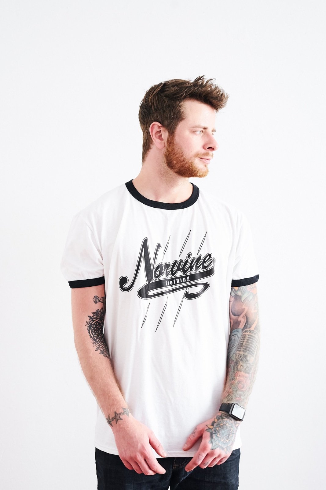 Norvine Campus Retro Ringer Tee