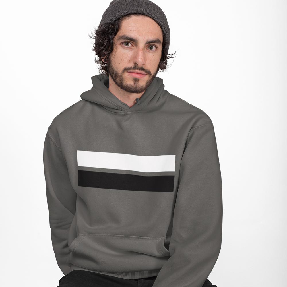 Mens Double Strip Hoodie