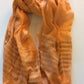 Women's Handloom Scarf- Persimmon Color From RSV Global Inc