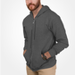 Mens Unmatched Stripes Zip Up Hoodie