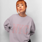 Womens Pink NYC Crewneck Sweatshirt